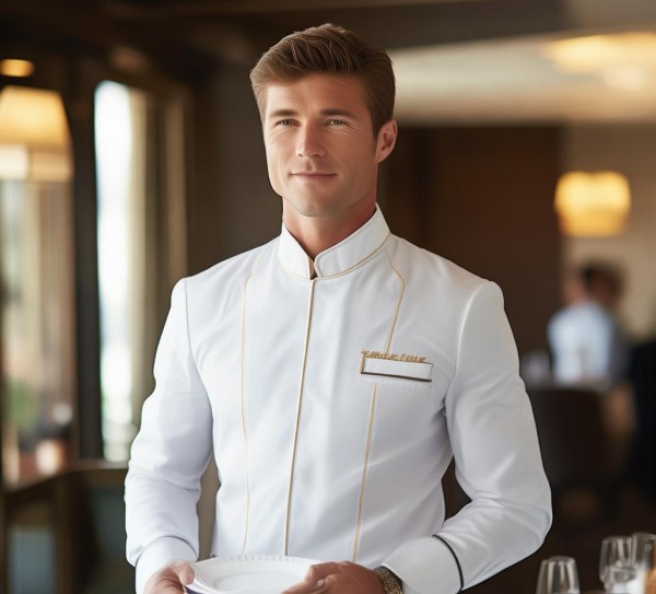 五星级酒店服务员的职业操守与文明服务典范，传递优质服务的典范